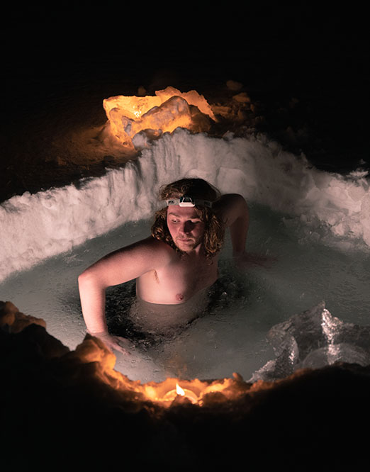Ice water dipping