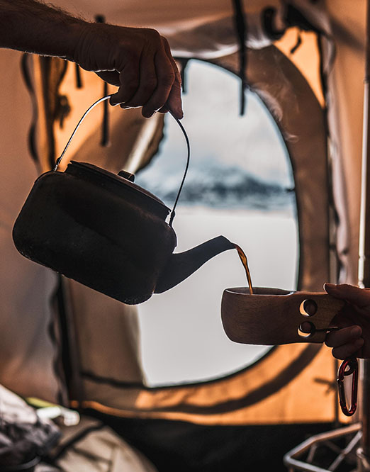 Coffee in the morning